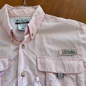 Columbia Men’s PFG Short Sleeve Shirt, Small